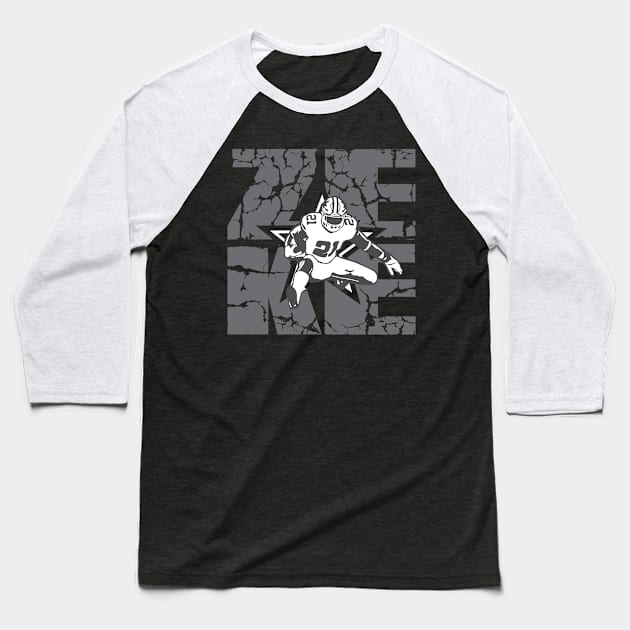 zeke 21 football Baseball T-Shirt by societee28